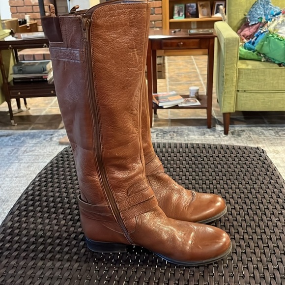 Naturalizer womens comfort leather brown leather tall boots size 8.5M - Picture 3 of 12